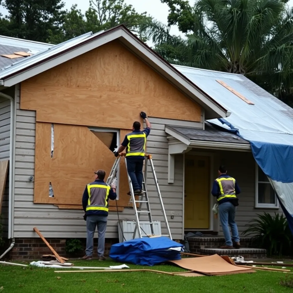 Emergency Board-Up Services After a Storm - Professional restoration services image